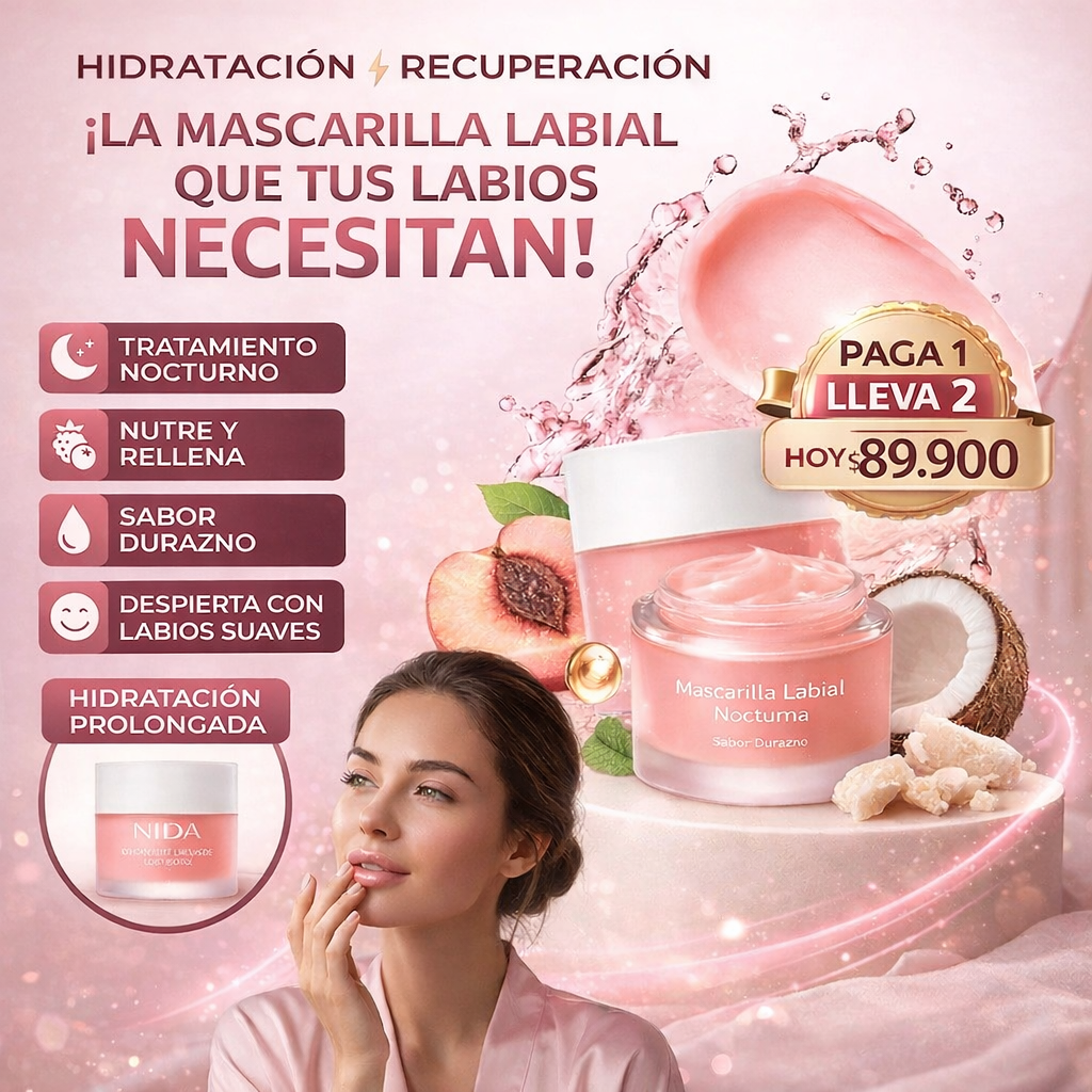 SOLO HOY🎁 2x1 en tratamiento para labios👄 NIDA