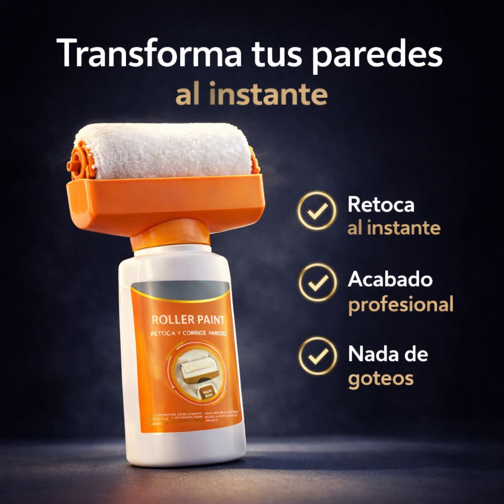 Roller Paint™, rodillo de pared + limpiador multifuncional
