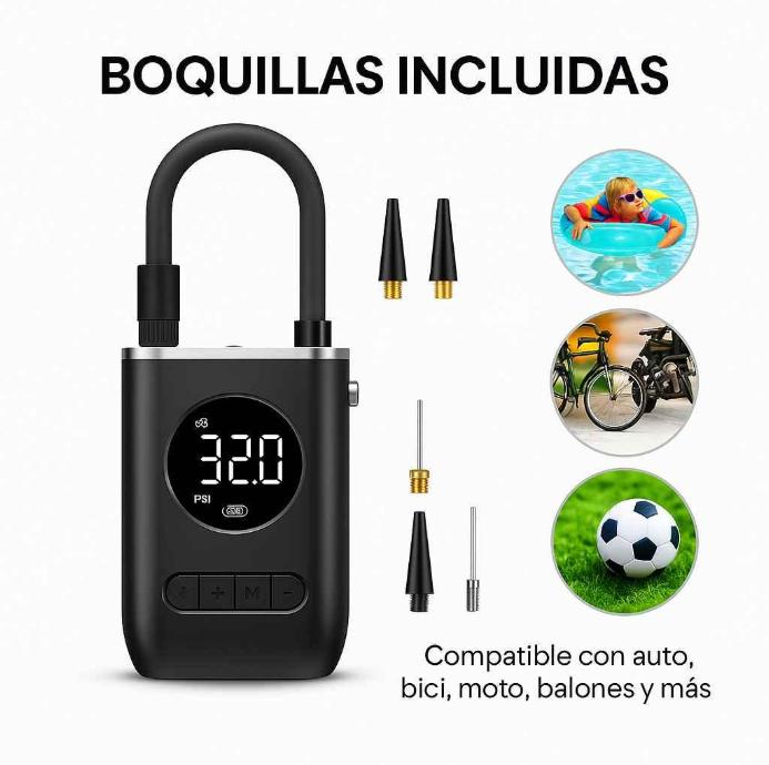 Inflador de llantas AeroForce™ + Envío gratis